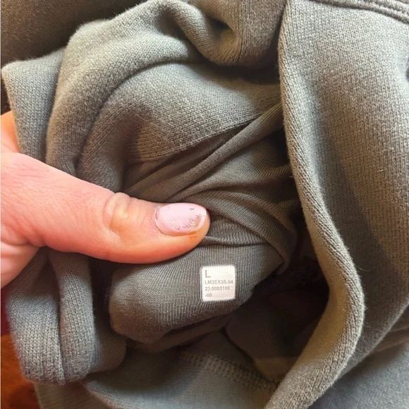 Lululemon Steady State Fleece Lined Full Zip Hoodie Green Size Large